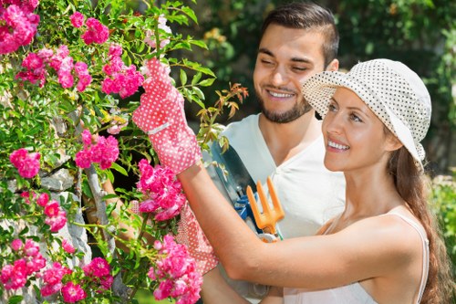 A supervisor assessing a gardening complaint report