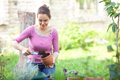 Charity donation and reuse of garden materials