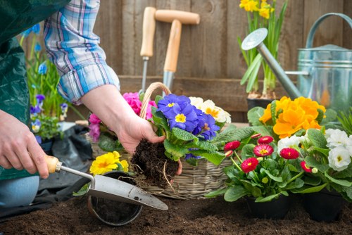 Garden care in Grange Park supporting a polished backyard